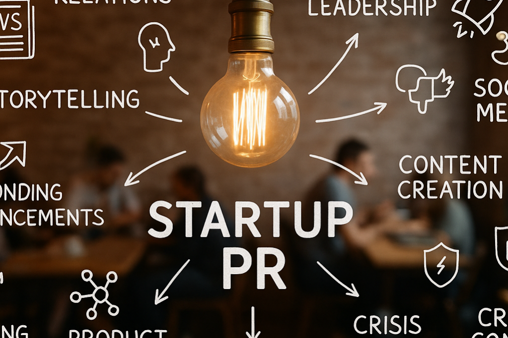 Startup PR Concepts Illuminated